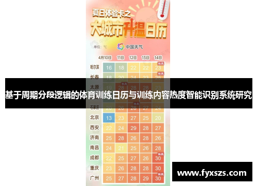 基于周期分段逻辑的体育训练日历与训练内容热度智能识别系统研究
